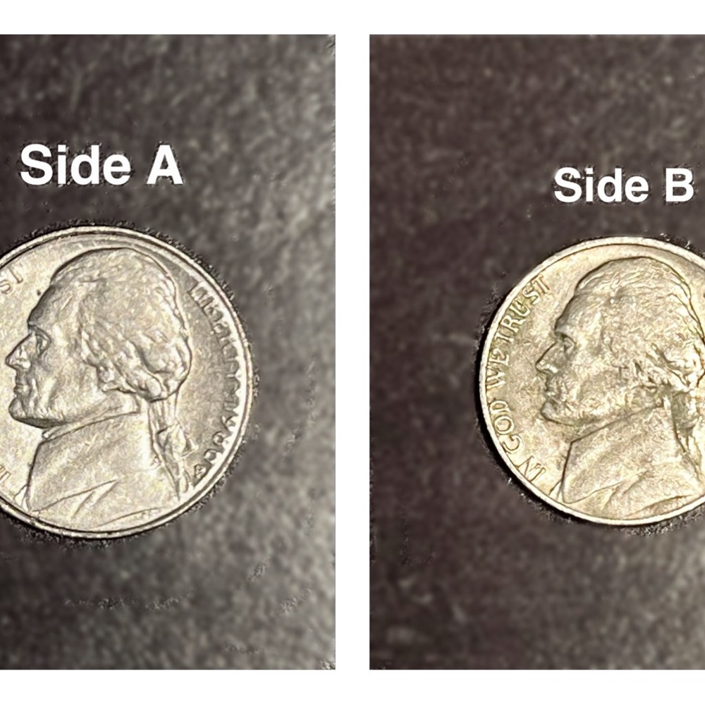 US Jefferson Magicians Nickel Coin - Silver Nickel - Side A & B Photos